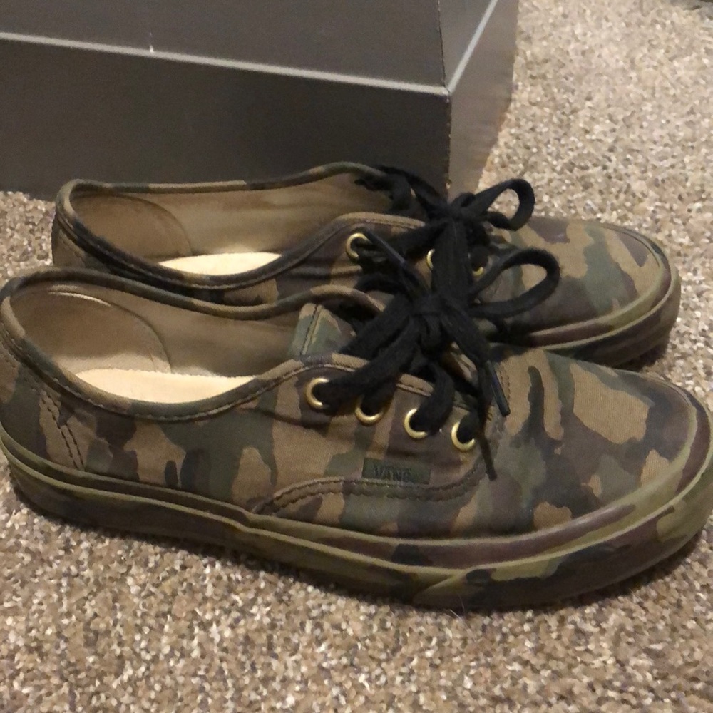 Camo Vans (Mono Print)